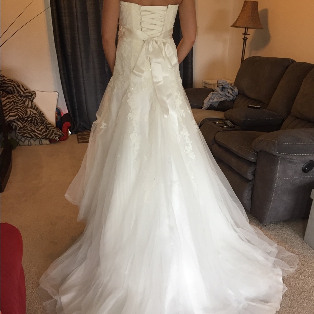 Strapless Full Tulle bottom Dress - Picture 2 of 8